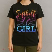 Softball Girls Softball Player Softball Girl T-Shirt thumb 4