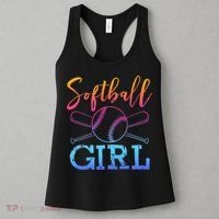 Softball Girls Softball Player Softball Girl Women's Tank Top thumb 3