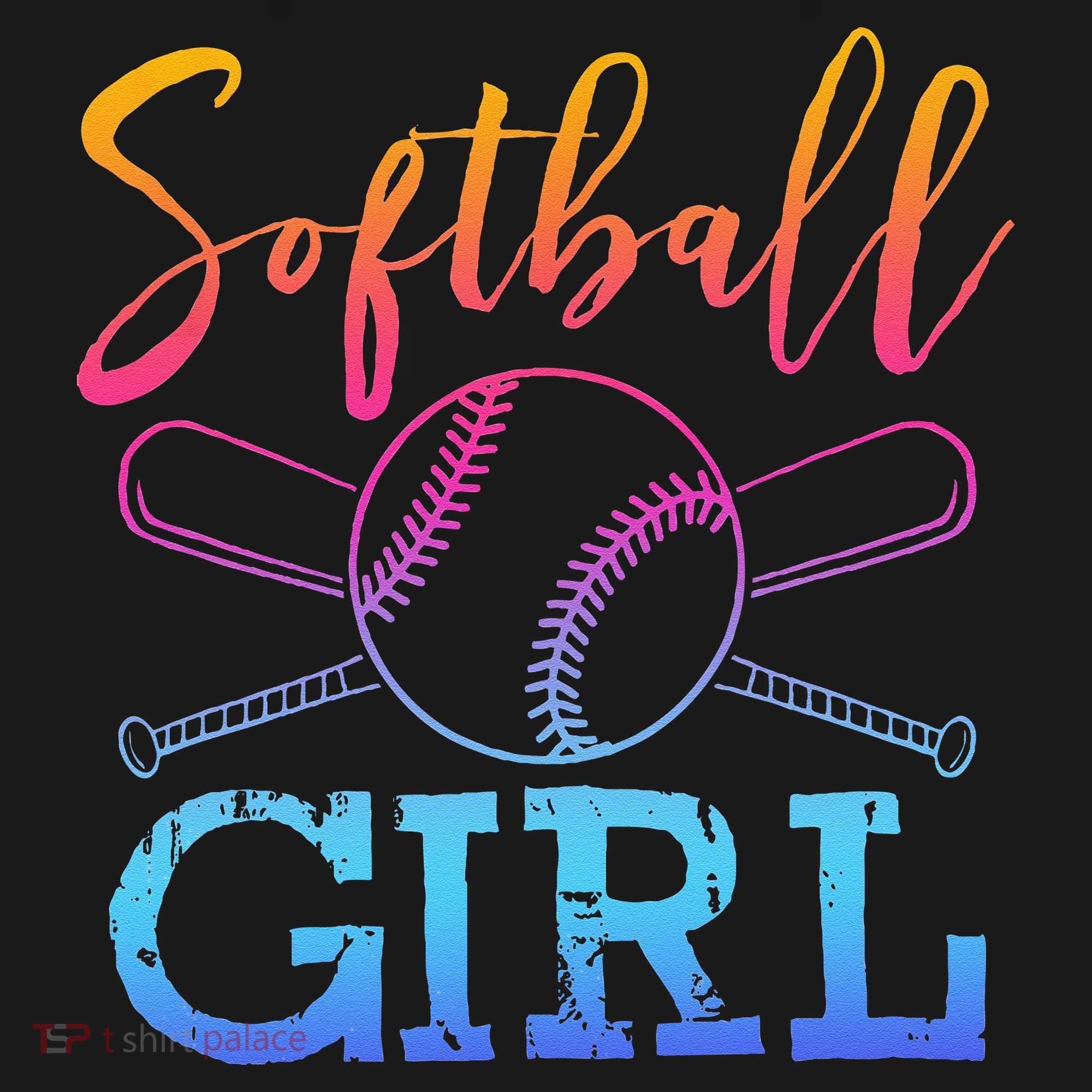 Softball Girls Softball Player Softball Girl Women's Tank Top