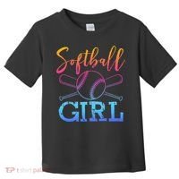 Softball Girls Softball Player Softball Girl Toddler T-Shirt thumb 0