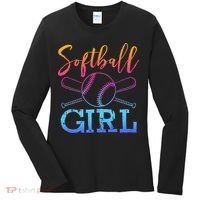 Softball Girls Softball Player Softball Girl Women's Long Sleeve Shirt thumb 0