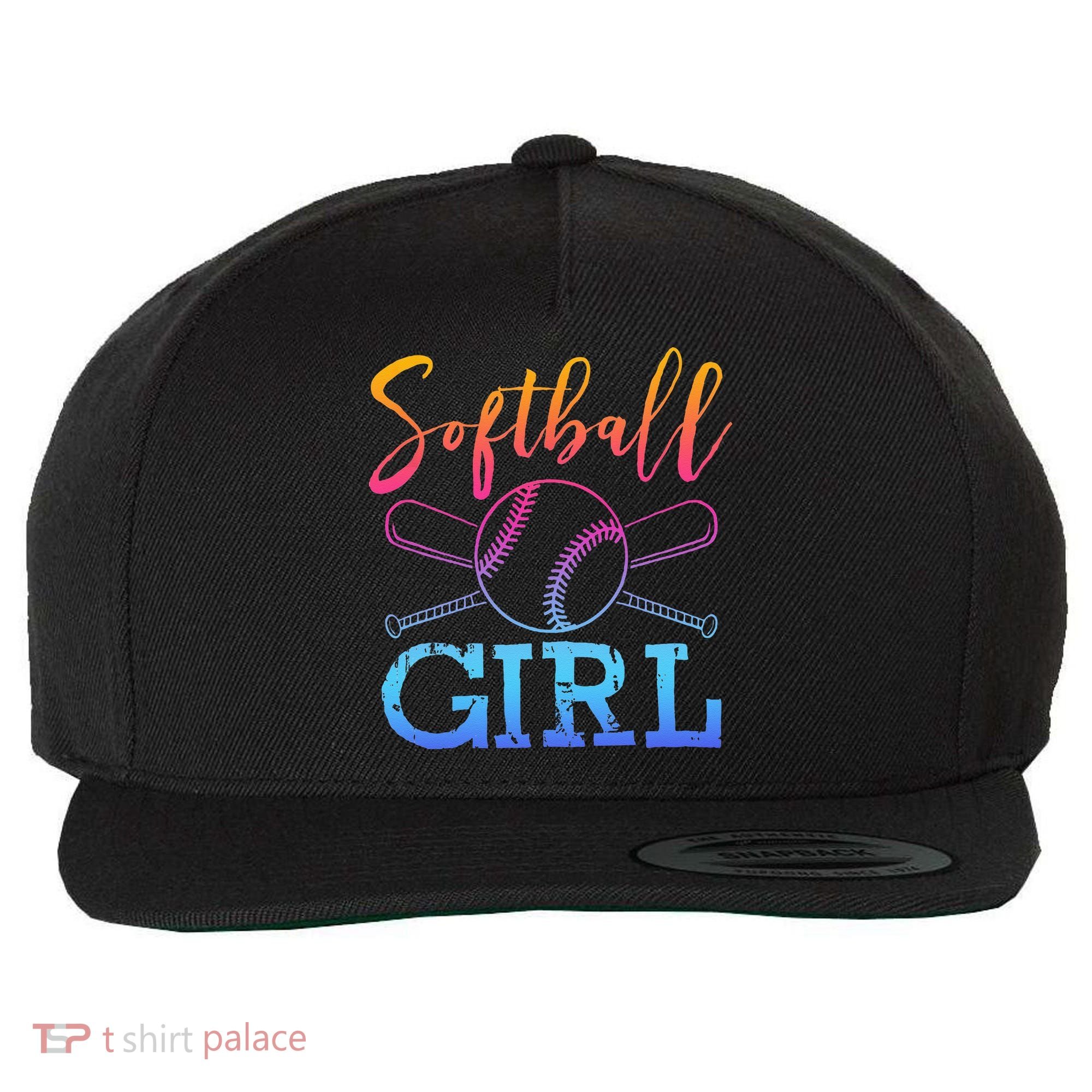 Softball Girls Softball Player Softball Girl Wool Snapback Cap
