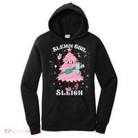 Sleigh Girl Sleigh Reindeer Christmas Retro Xmas Pjs Holiday Women's Hoodie thumb 0