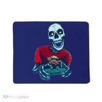 Scary Gamer Skeleton Playing Video Games Graphic Mousepad thumb 0