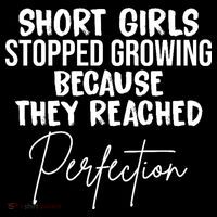 Short Girls Stopped Growing Perfection Women's Hoodie thumb 2