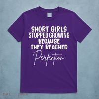 Short Girls Stopped Growing Perfection T-Shirt thumb 5