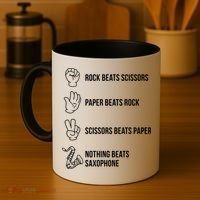 Saxophone Gift Coffee Mug thumb 4