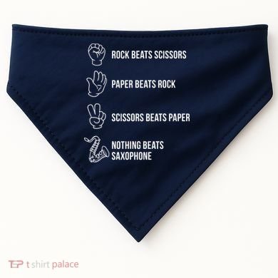 Saxophone Gift USA-Made Doggie Bandana