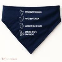 Saxophone Gift USA-Made Doggie Bandana thumb 0