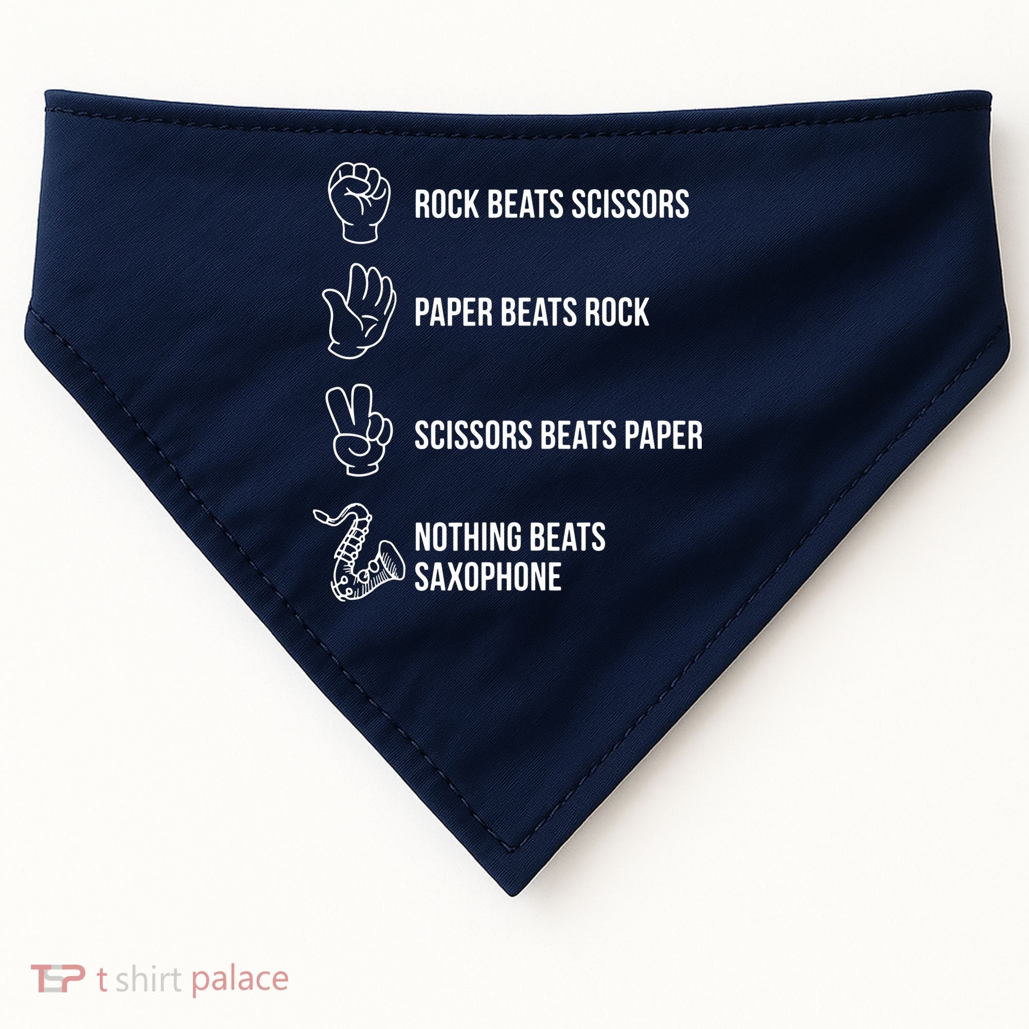 Saxophone Gift USA-Made Doggie Bandana
