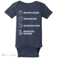 Saxophone Gift Baby Bodysuit thumb 0