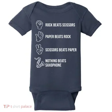 Saxophone Gift Baby Bodysuit