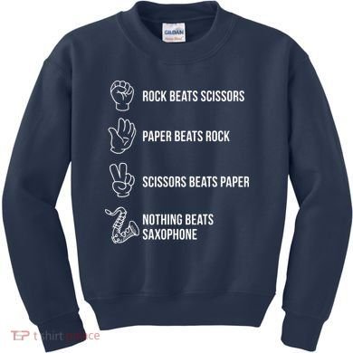 Saxophone Gift Kids Sweatshirt