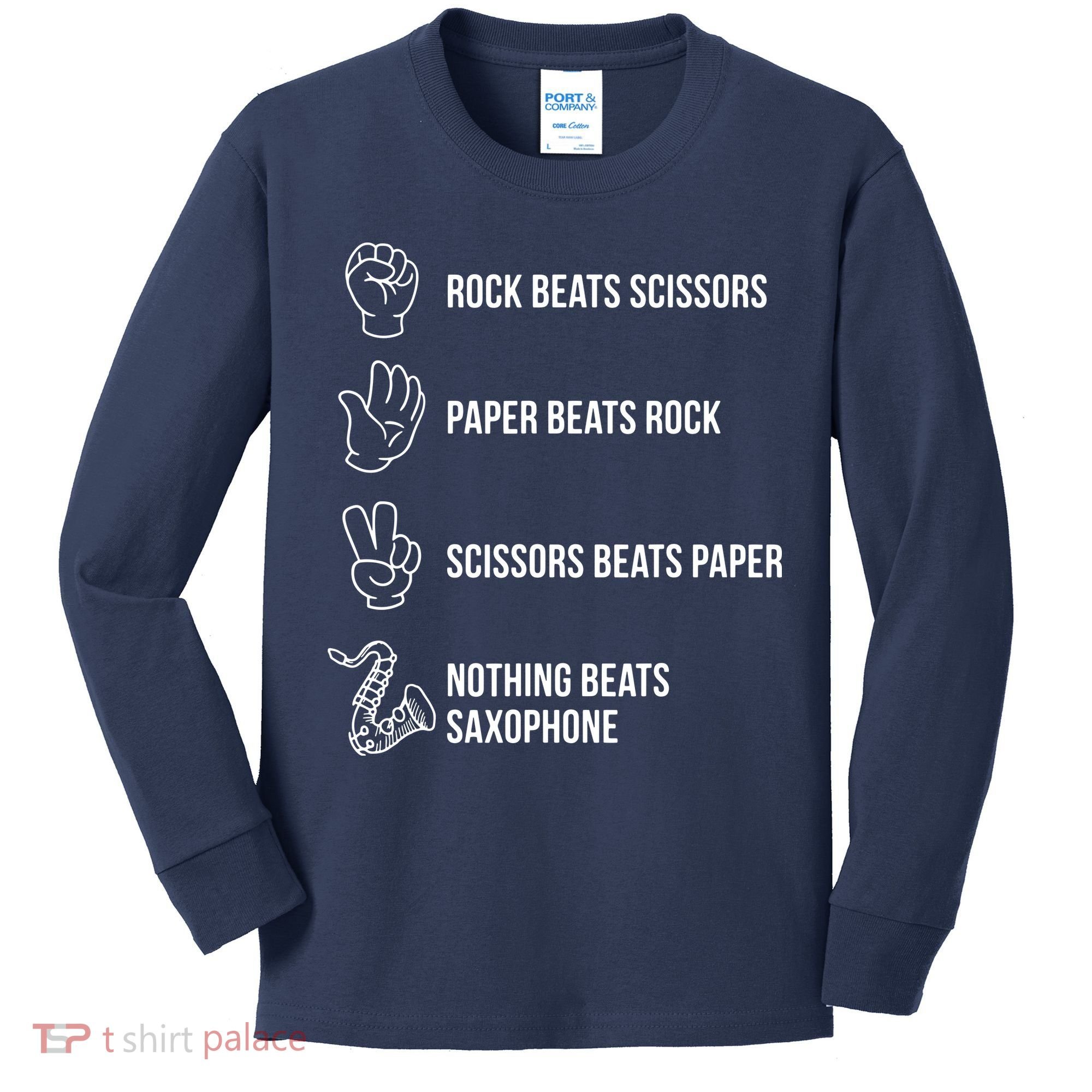 Saxophone Gift Kids Long Sleeve Shirt