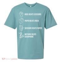 Saxophone Gift Sueded Cloud Jersey T-Shirt thumb 0