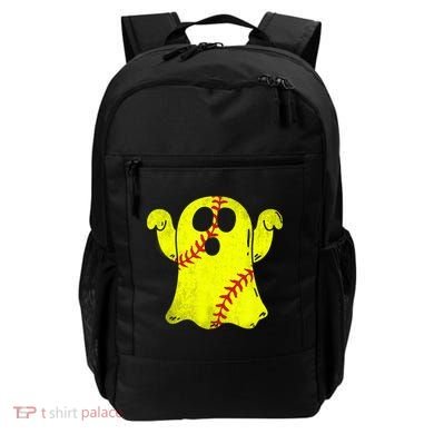 Softball Ghost Softball Lover Halloween Costume Backpack
