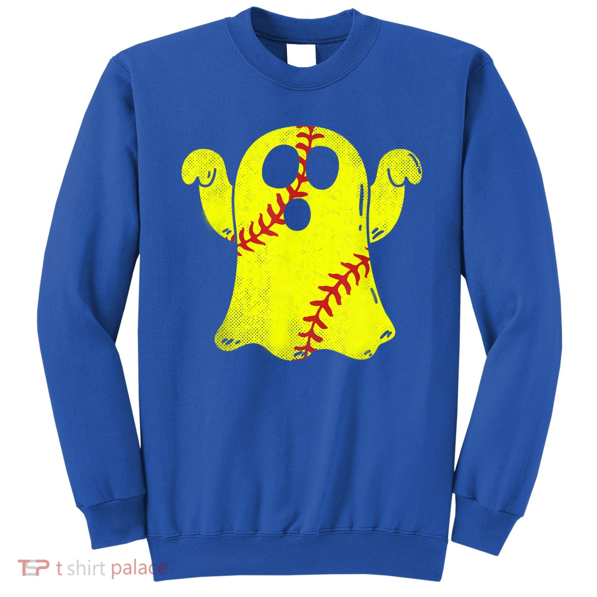 Softball Ghost Softball Lover Halloween Costume Sweatshirt