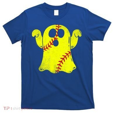 Softball Ghost Softball Lover Halloween Costume T-Shirt