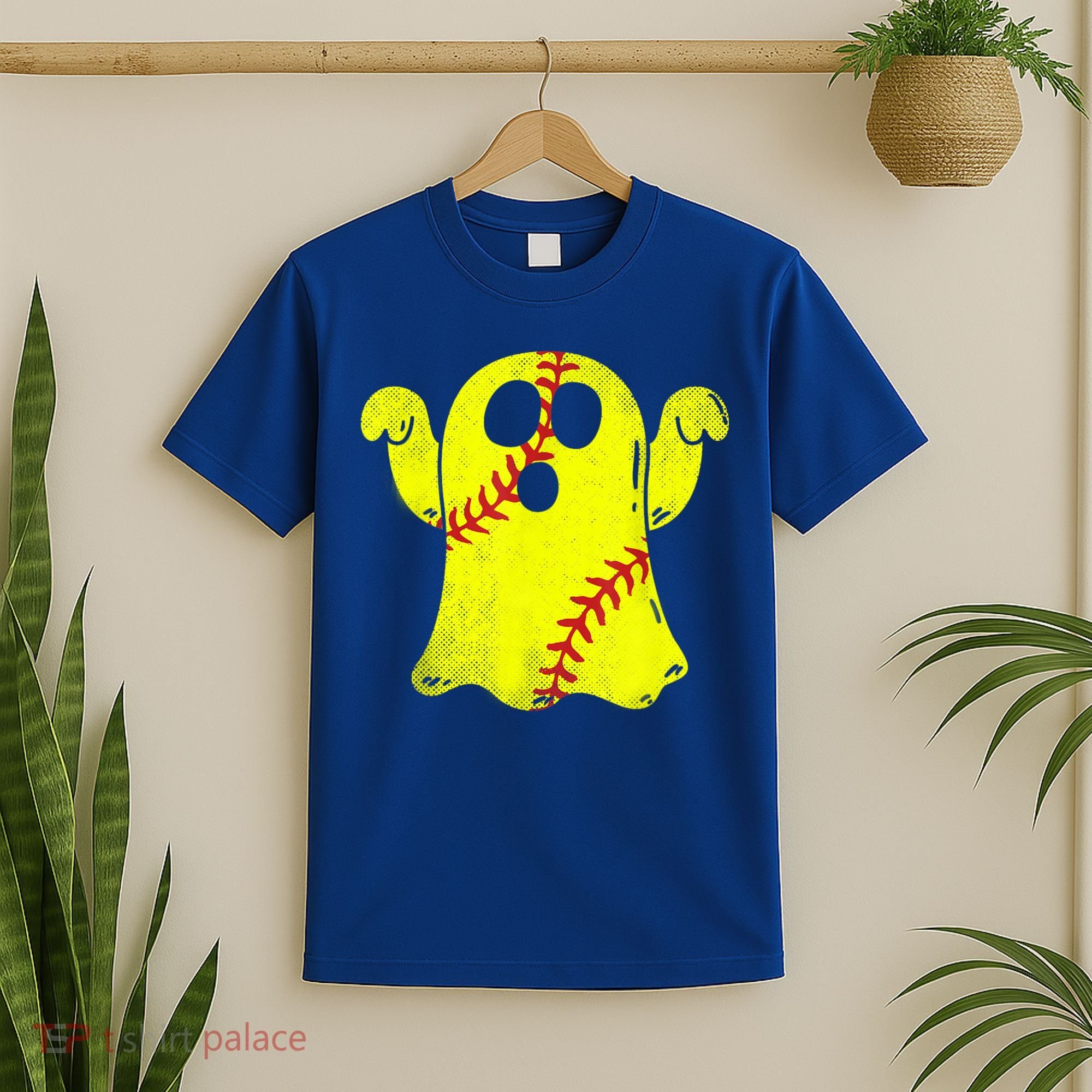 Softball Ghost Softball Lover Halloween Costume T-Shirt