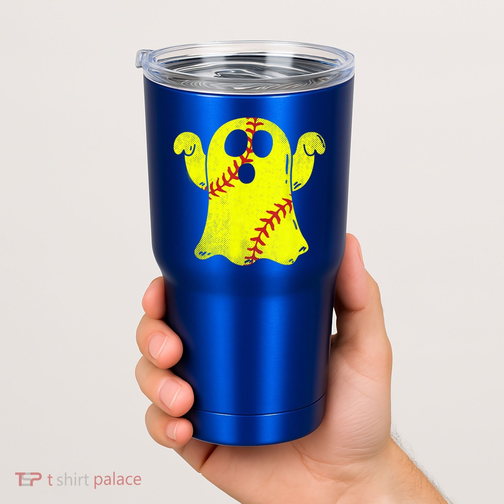 Softball Ghost Softball Lover Halloween Costume Tumbler