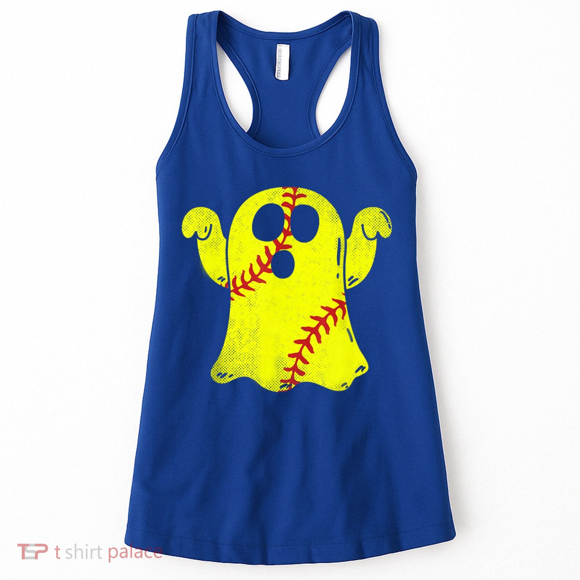 Softball Ghost Softball Lover Halloween Costume Women's Tank Top