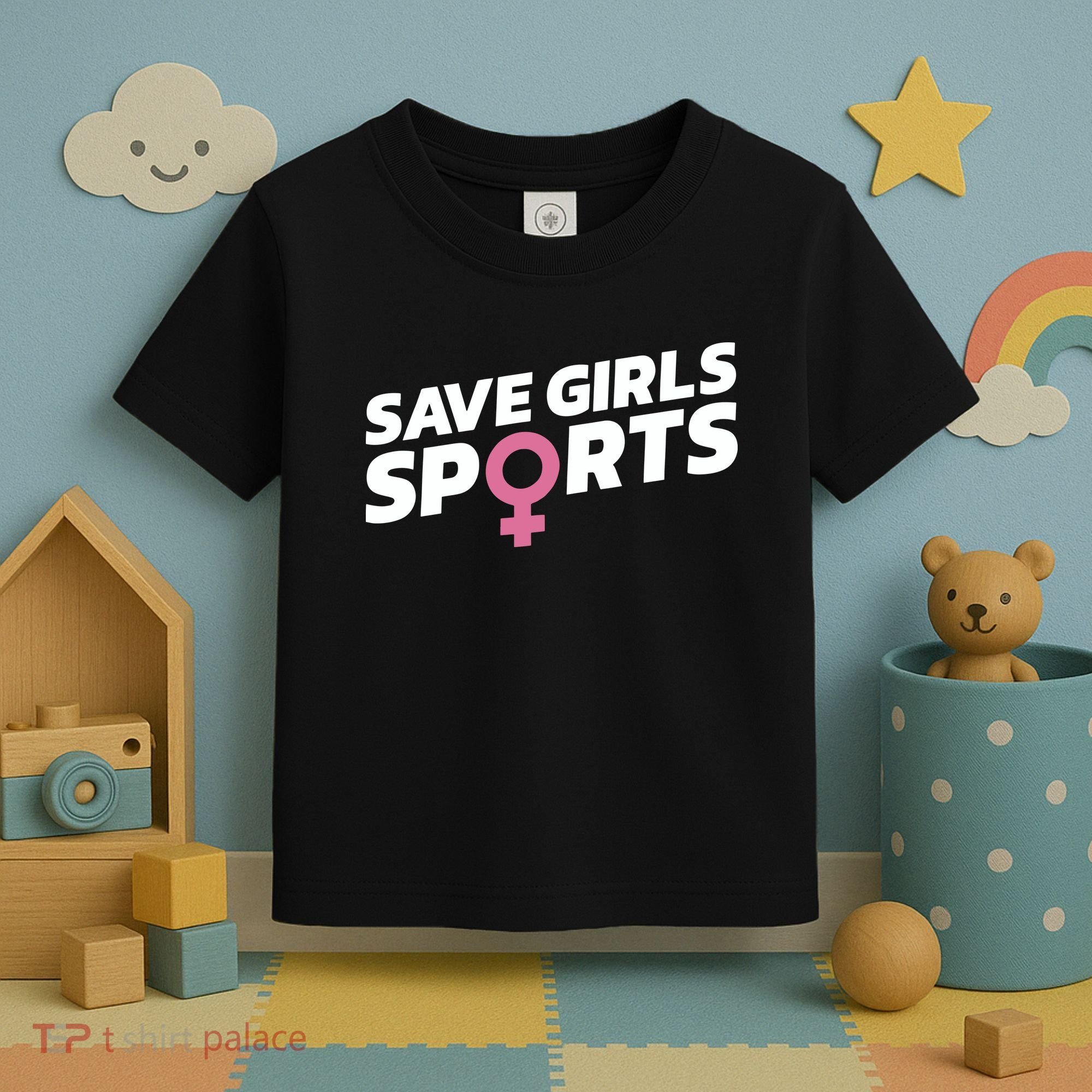 Save Girl Sports Toddler T-Shirt