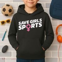 Save Girl Sports Kids Hoodie thumb 2