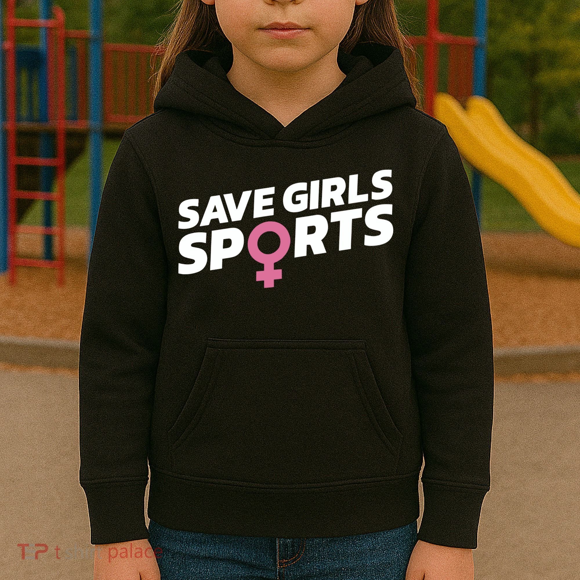 Save Girl Sports Kids Hoodie