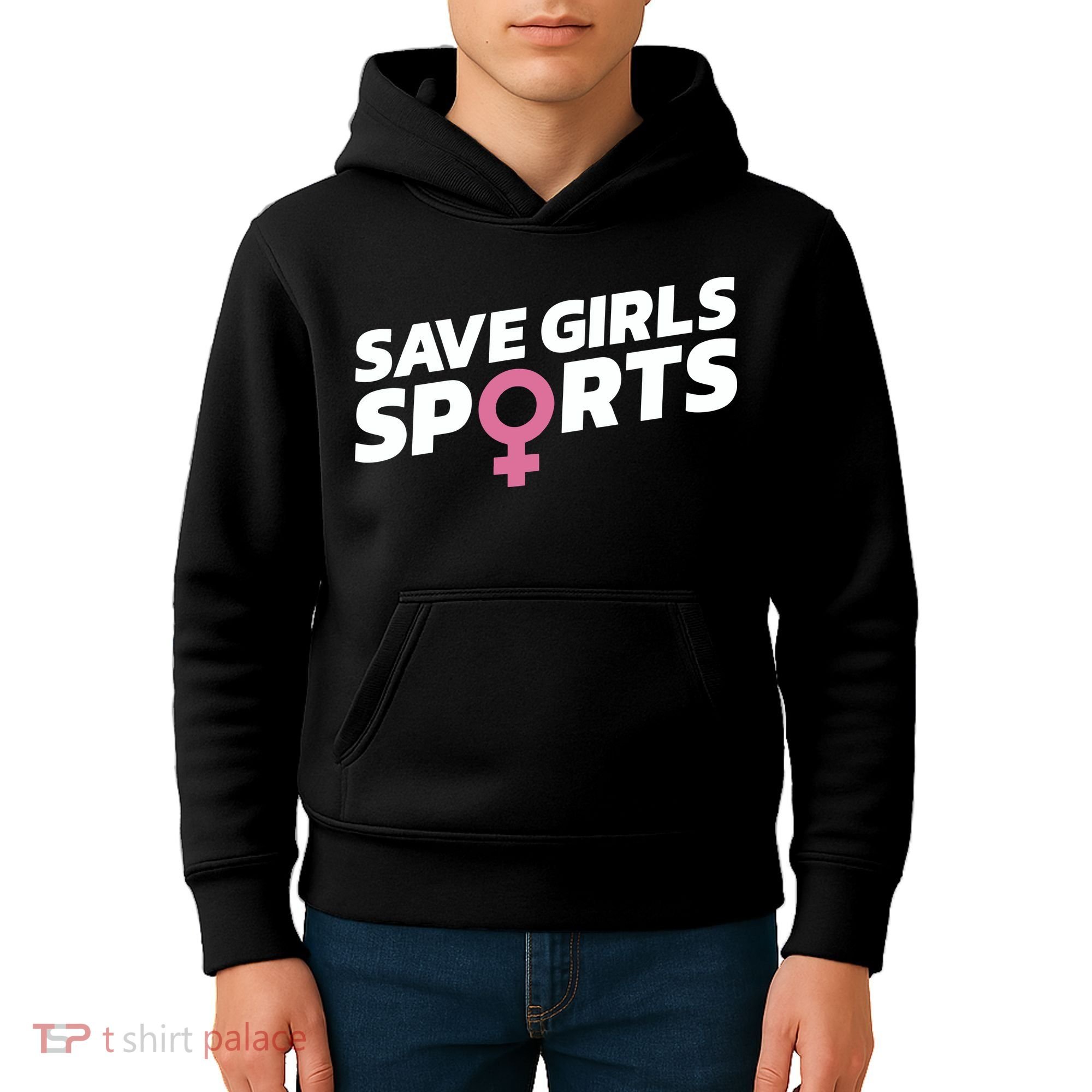 Save Girl Sports Kids Hoodie
