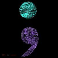 Semicolon Gift Suicide Prevention Awareness Sweatshirt thumb 3