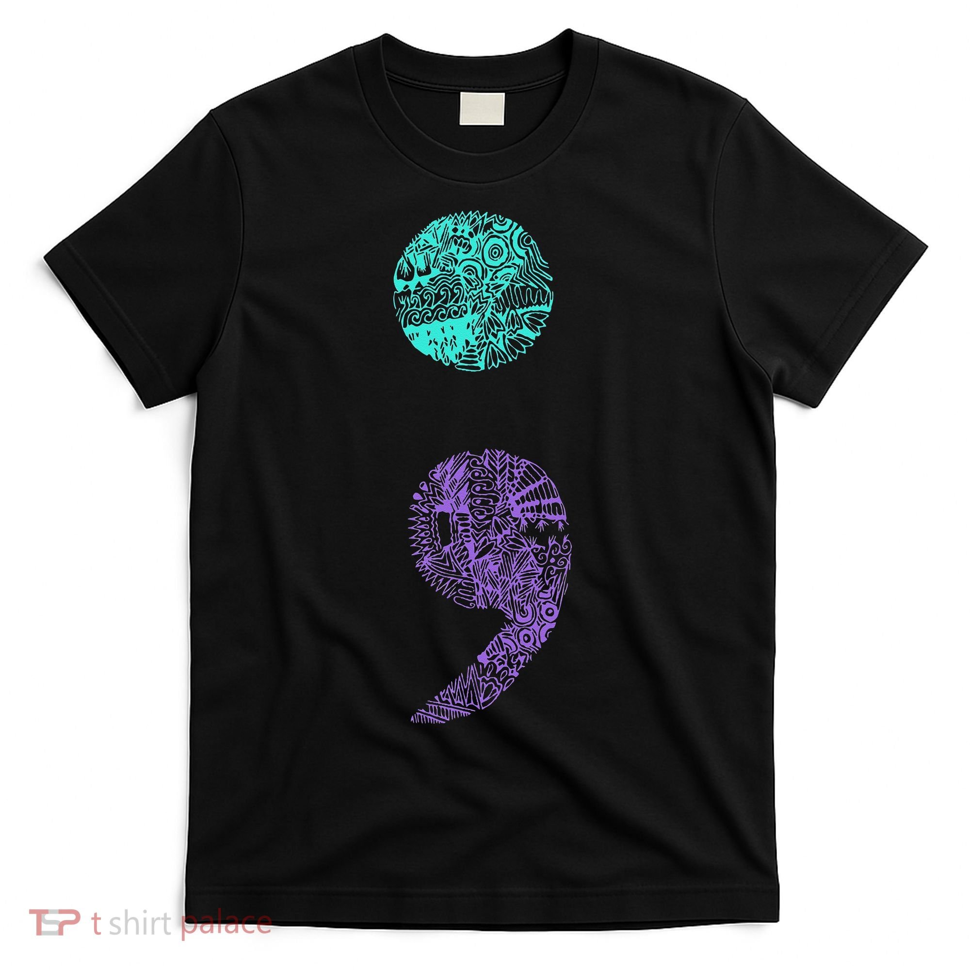 Semicolon Gift Suicide Prevention Awareness T-Shirt