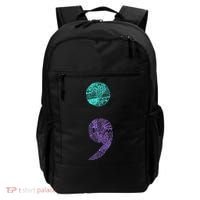 Semicolon Gift Suicide Prevention Awareness Backpack thumb 0