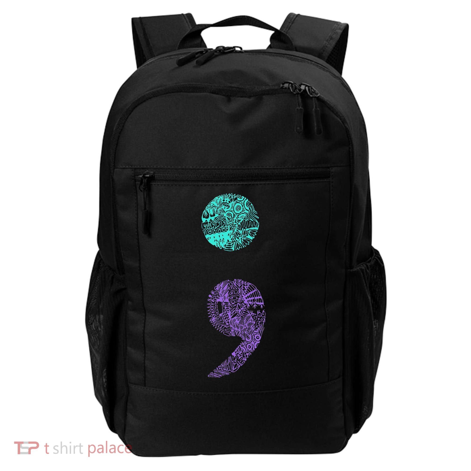 Semicolon Gift Suicide Prevention Awareness Backpack