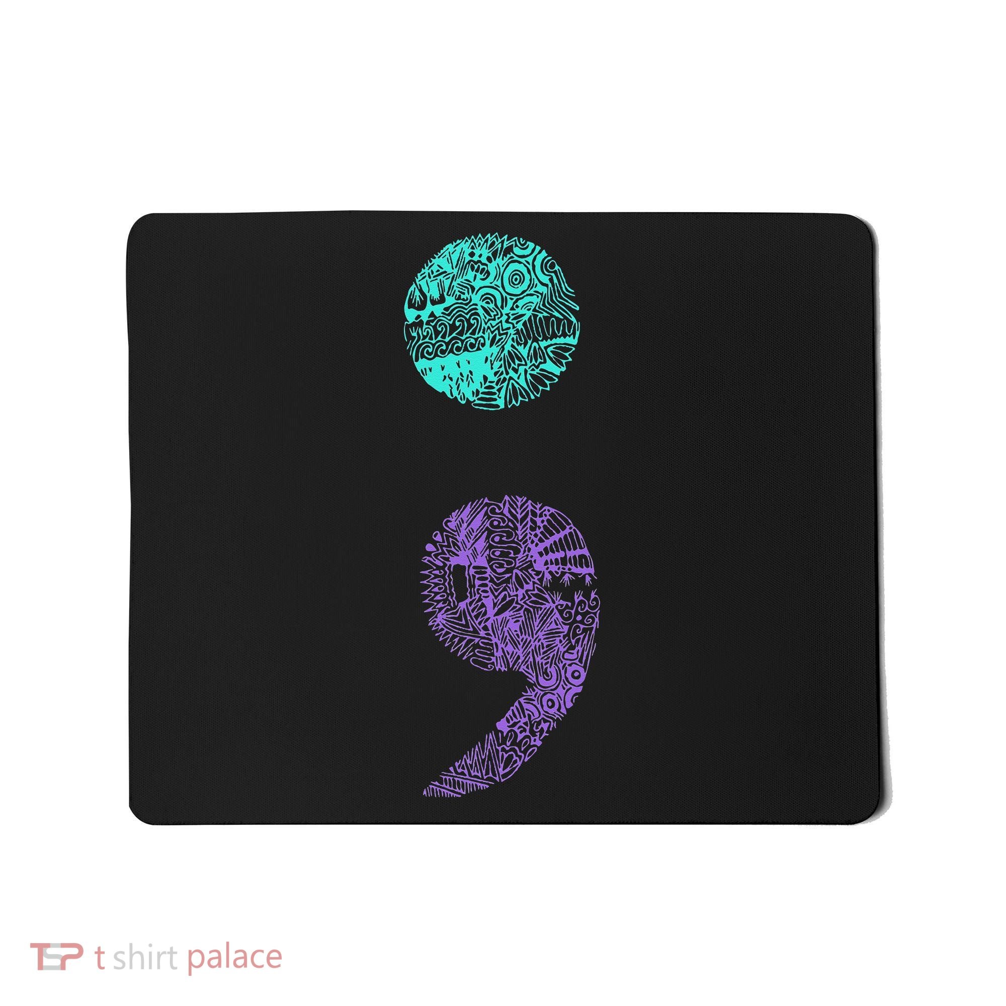 Semicolon Gift Suicide Prevention Awareness Mousepad