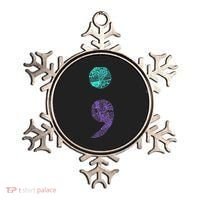 Semicolon Gift Suicide Prevention Awareness Ornament thumb 0