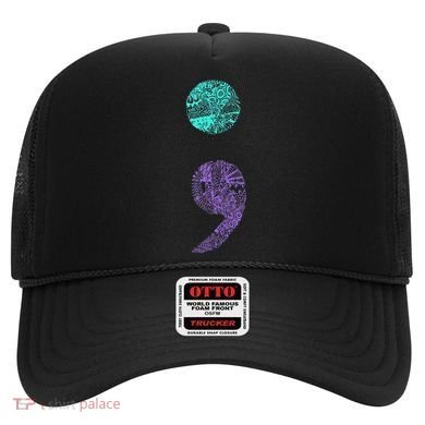 Semicolon Gift Suicide Prevention Awareness Hat