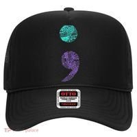 Semicolon Gift Suicide Prevention Awareness Hat thumb 0