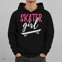 Skater Girl Skateboarding Skateboard Gift Hoodie thumb 0