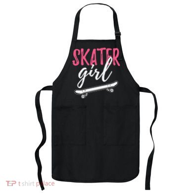 Skater Girl Skateboarding Skateboard Gift Apron