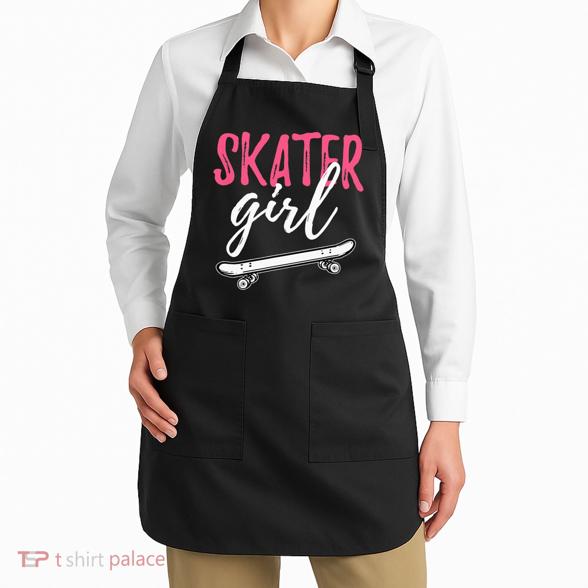 Skater Girl Skateboarding Skateboard Gift Apron