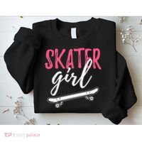 Skater Girl Skateboarding Skateboard Gift Sweatshirt thumb 2