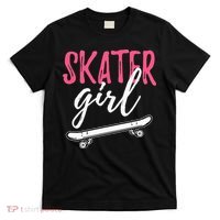 Skater Girl Skateboarding Skateboard Gift T-Shirt thumb 0