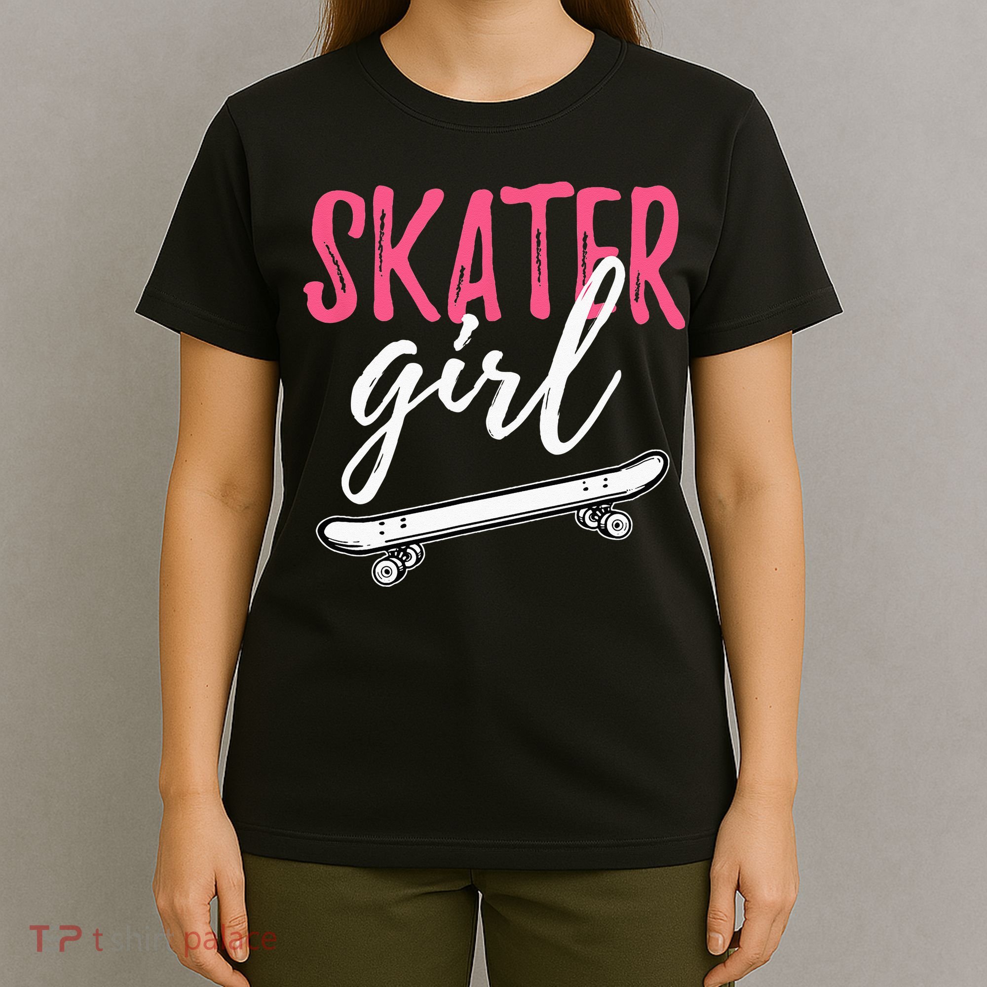 Skater Girl Skateboarding Skateboard Gift T-Shirt