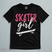 Skater Girl Skateboarding Skateboard Gift T-Shirt thumb 5
