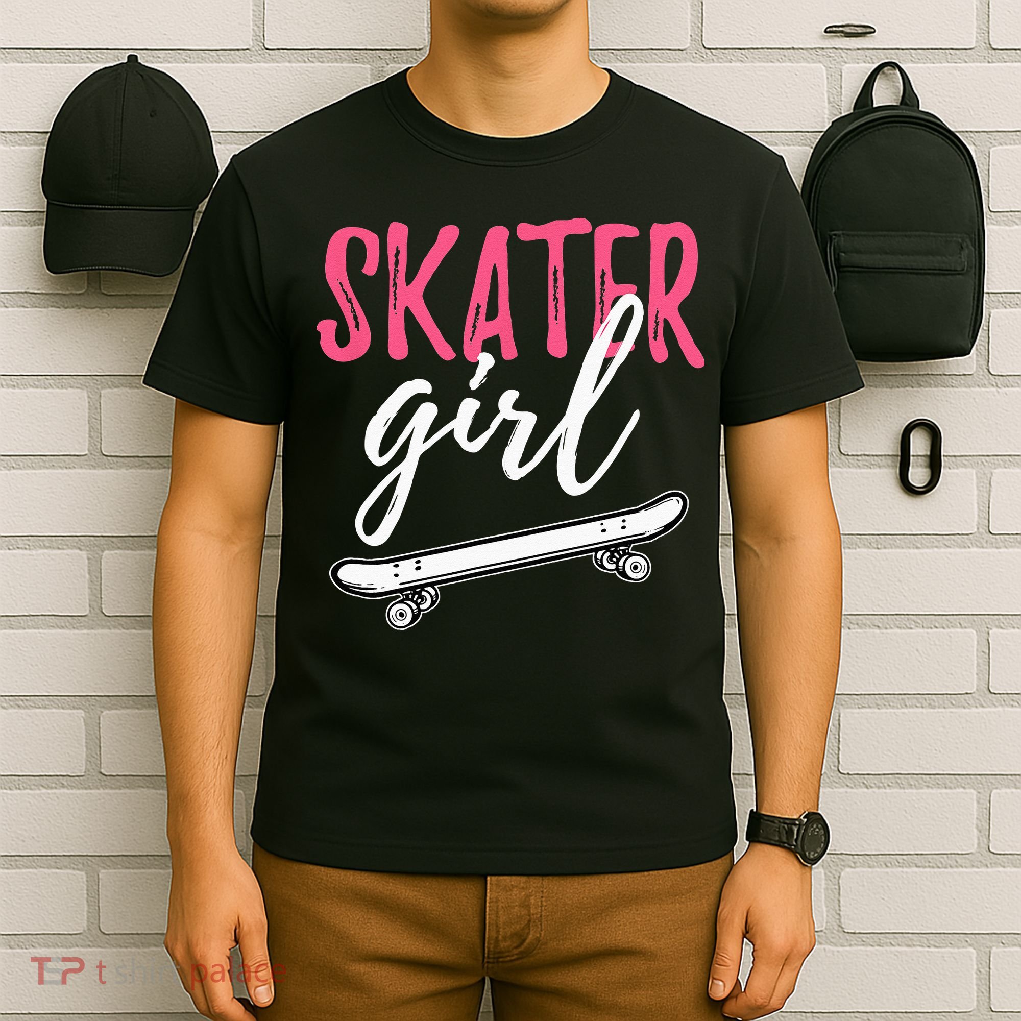 Skater Girl Skateboarding Skateboard Gift T-Shirt