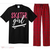 Skater Girl Skateboarding Skateboard Gift Pajama Set thumb 0