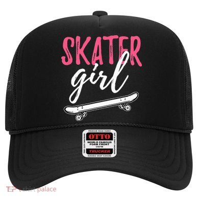 Skater Girl Skateboarding Skateboard Gift Hat