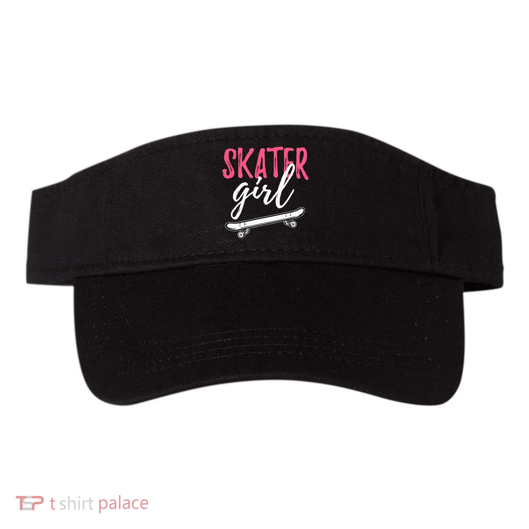 Skater Girl Skateboarding Skateboard Gift Visor