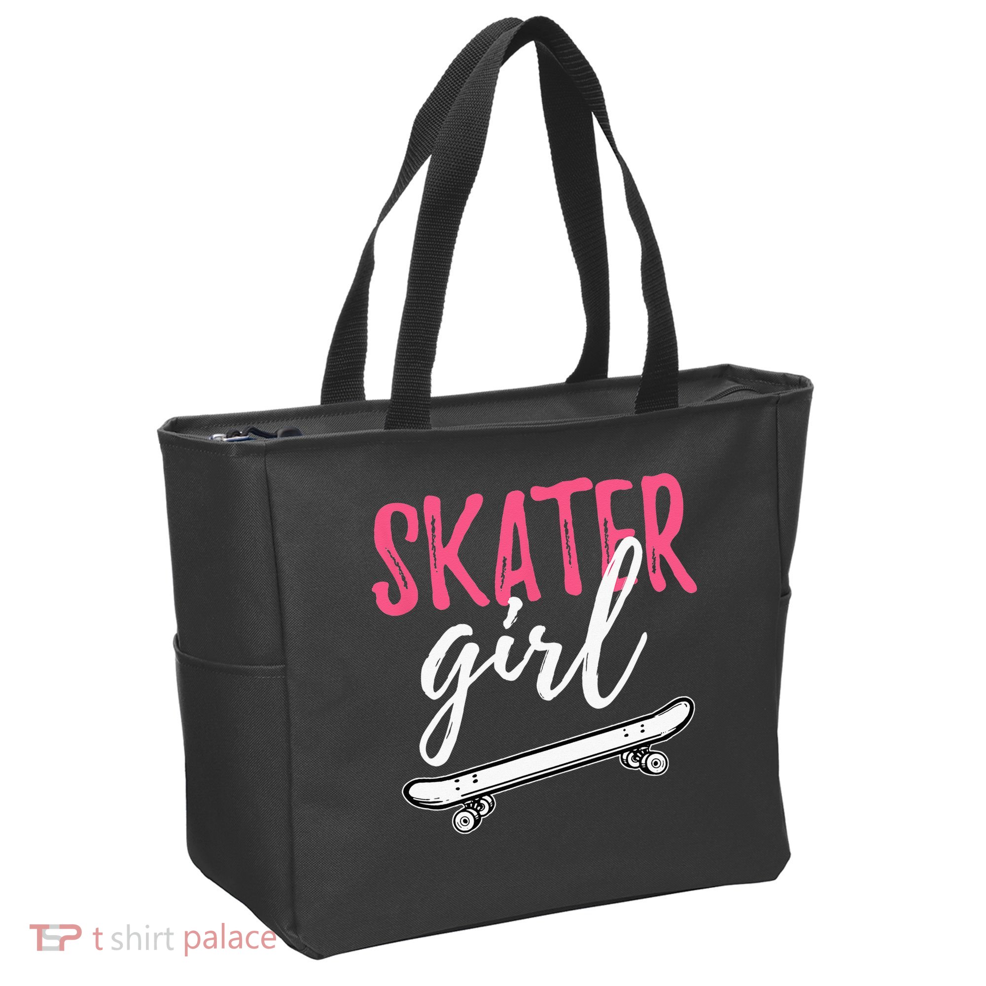 Skater Girl Skateboarding Skateboard Gift Tote Bag