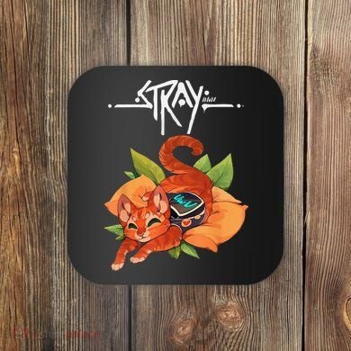 Stray Game Stray Video Game Funny Cat Game Coaster